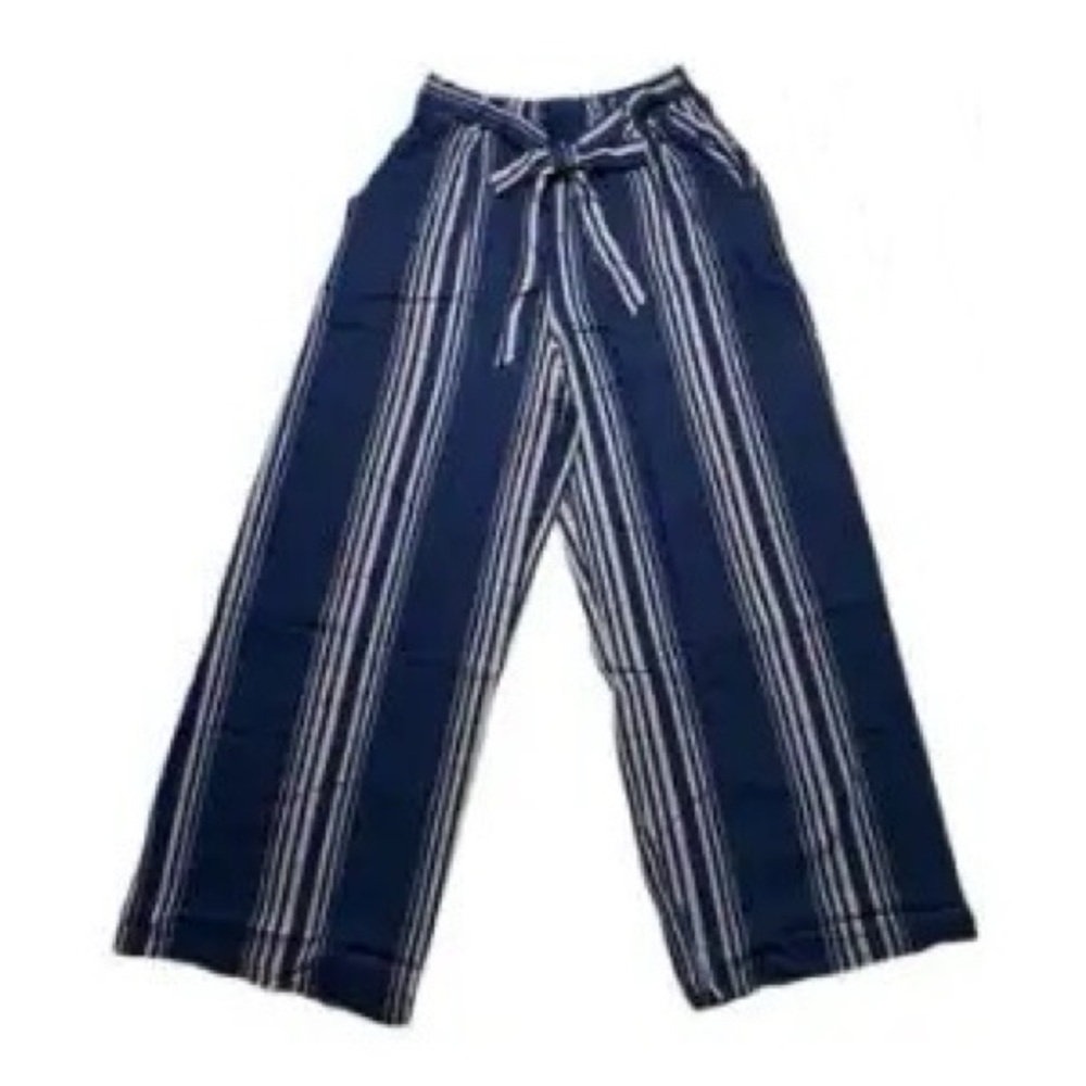 Lularoe Dianne pants 2x navy stripe